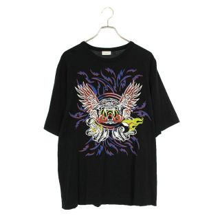 ドリスヴァンノッテン(DRIES VAN NOTEN)のドリスヴァンノッテン フロントプリントオーバーサイズTシャツ M(Tシャツ/カットソー(半袖/袖なし))