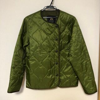 アルファインダストリーズ(ALPHA INDUSTRIES)のキルティングジャケット(ノーカラージャケット)