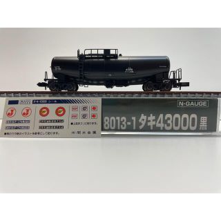 カトー(KATO`)のNゲージタキ43000黒1両　鉄道模型JR貨物(鉄道模型)