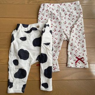 ベビー服　パンツ2枚セット　70.80(パンツ)