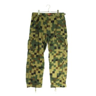 シュプリーム(Supreme)のシュプリーム OLIVE DIGI CAMOカーゴロングパンツ 34(その他)