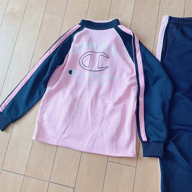 Champion(チャンピオン)の140 ジャージセットアップ　チャンピオン キッズ/ベビー/マタニティのキッズ服女の子用(90cm~)(その他)の商品写真