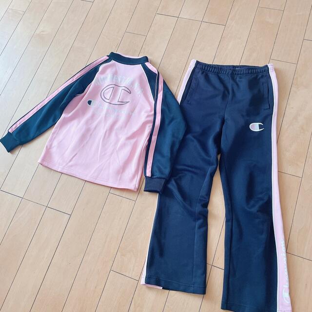 Champion(チャンピオン)の140 ジャージセットアップ　チャンピオン キッズ/ベビー/マタニティのキッズ服女の子用(90cm~)(その他)の商品写真