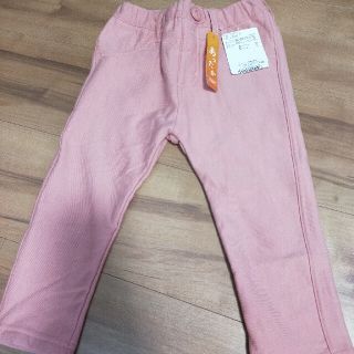 ブランシェス(Branshes)のブランシェス95裏起毛モコモコパンツピンク新品タグ付き女の子温かい(パンツ/スパッツ)