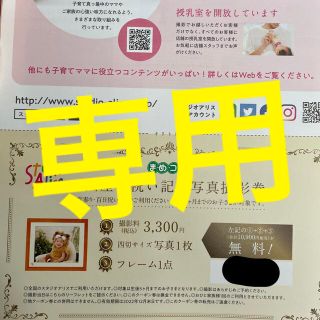 スタジオアリス撮影無料券(その他)