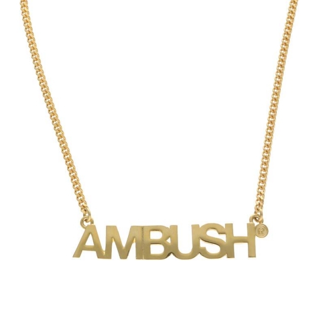 AMBUSH(アンブッシュ)のアンブッシュ NAMEPLATE NECKLACE ネームプレートネックレス メンズのアクセサリー(ネックレス)の商品写真