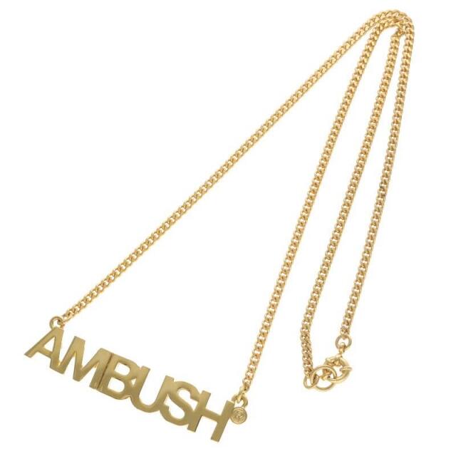 AMBUSH(アンブッシュ)のアンブッシュ NAMEPLATE NECKLACE ネームプレートネックレス メンズのアクセサリー(ネックレス)の商品写真