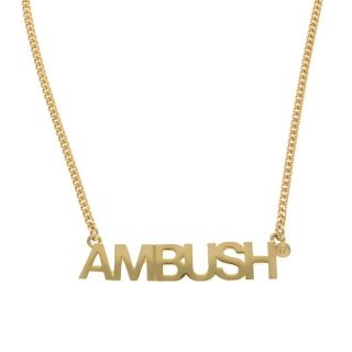 アンブッシュ(AMBUSH)のアンブッシュ NAMEPLATE NECKLACE ネームプレートネックレス(ネックレス)