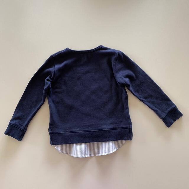 BeBe(ベベ)のBEBE シャツ付き　トレーナー　110cm キッズ/ベビー/マタニティのキッズ服男の子用(90cm~)(Tシャツ/カットソー)の商品写真