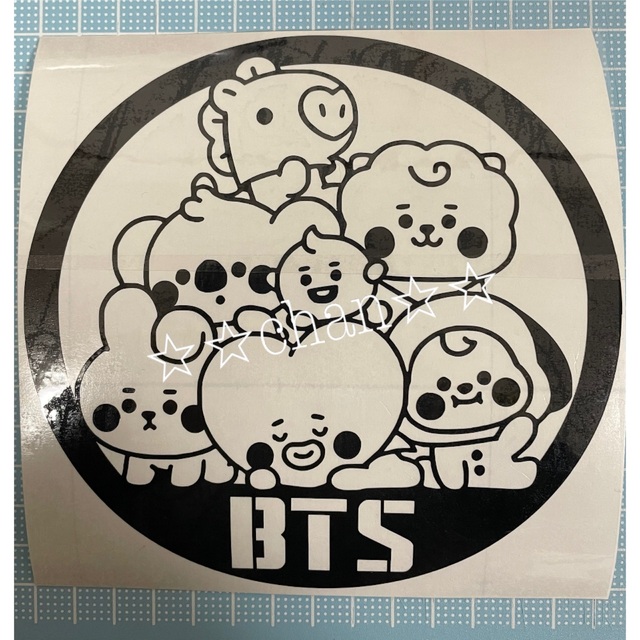 防弾少年団(BTS)(ボウダンショウネンダン)のBTS  ステッカー エンタメ/ホビーのCD(K-POP/アジア)の商品写真