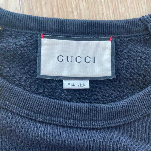 gucci グッチ ワッペン ロゴ トレーナー スウェット