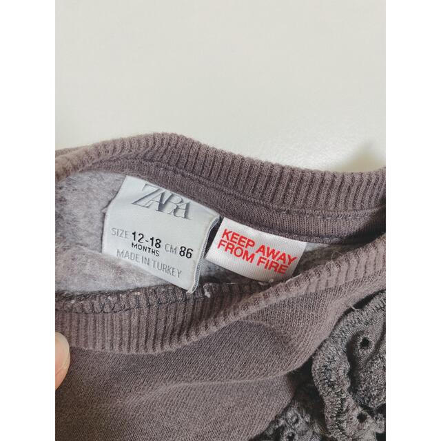 ZARA KIDS(ザラキッズ)のZARA ZARAベビー スウェット 86 キッズ/ベビー/マタニティのキッズ/ベビー/マタニティ その他(その他)の商品写真