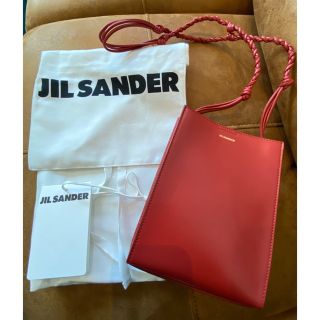 ジルサンダー(Jil Sander)の超美品JIL SANDERジルサンダー TANGLE タングルスモール 赤(ショルダーバッグ)