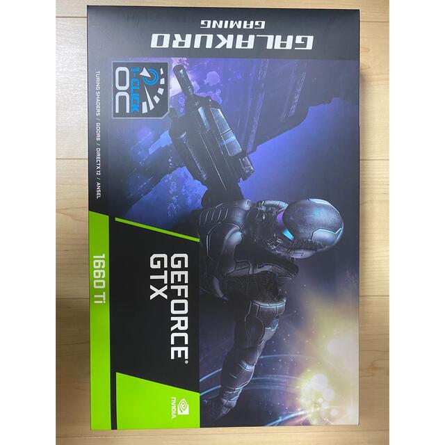 玄人志向 GALAKURO GeForce GTX 1660 Ti PCパーツ 玄人志向 GALAKURO GeForce GTX 1660 Ti PCパーツ