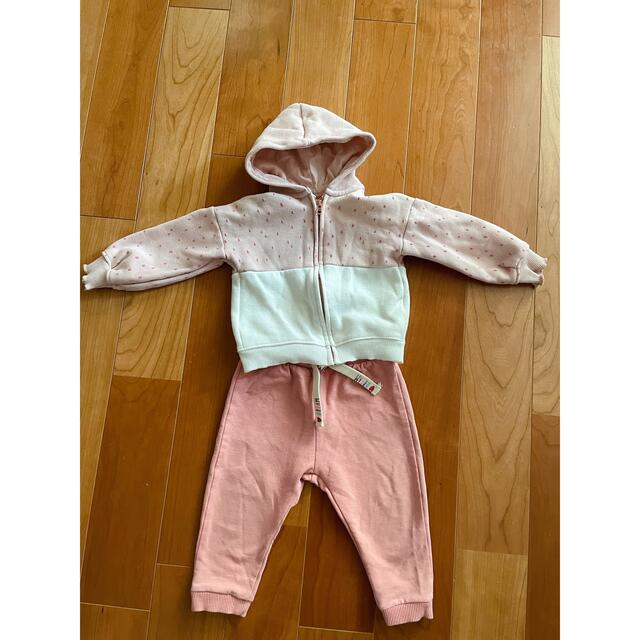 ZARA KIDS(ザラキッズ)の専用　Zara Baby セットアップ　86 キッズ/ベビー/マタニティのベビー服(~85cm)(トレーナー)の商品写真