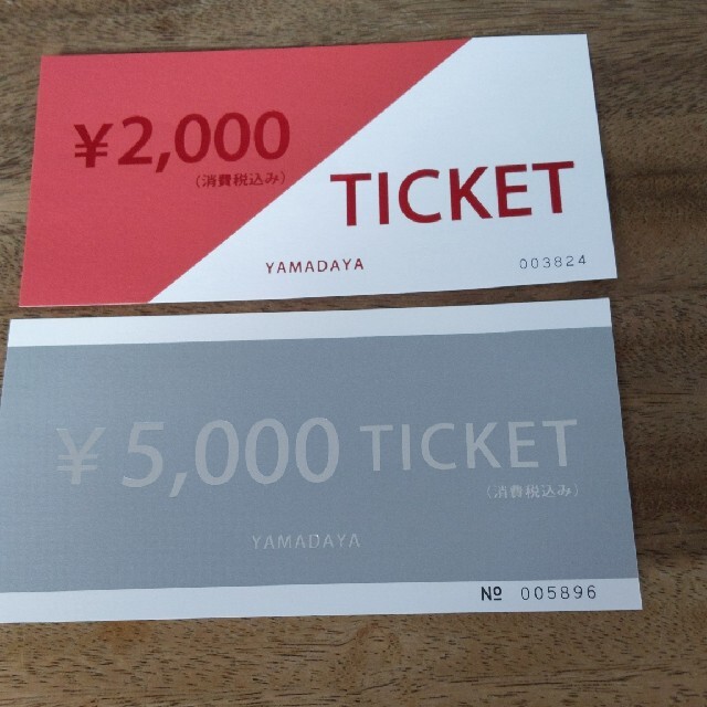 ヤマダヤ系列★チケット☆7000円☆