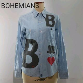 ボヘミアンズ(Bohemians)のBOHEMIANS　ボヘミアンズ　薄色デニムシャツ(シャツ)