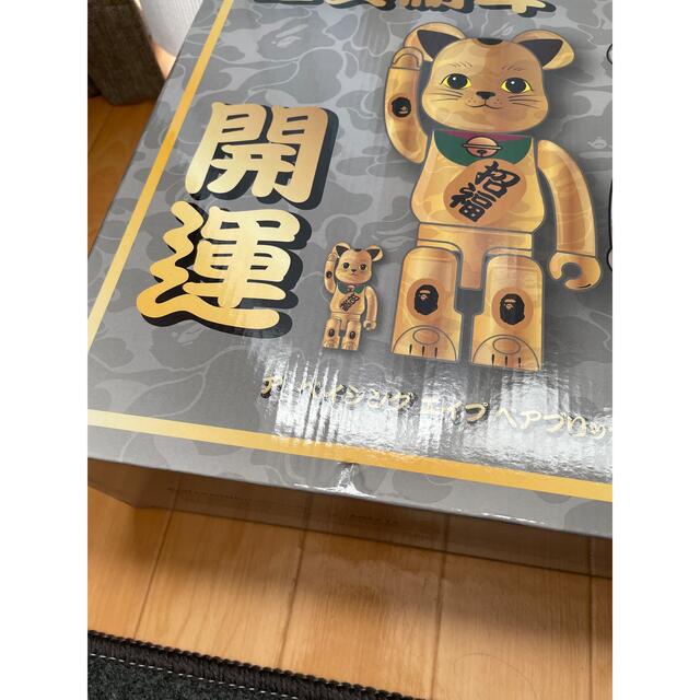 BE＠RBRICK BAPE 招き猫＆達磨　400%&100%セット