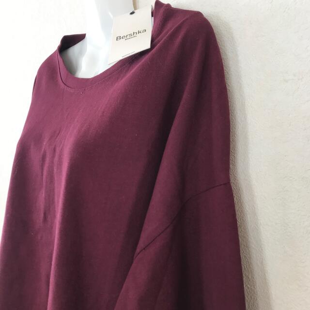 Bershka(ベルシュカ)の【新品 タグ】Bershka ベルシュカ トップス ロングTシャツ　M レディースのトップス(Tシャツ(長袖/七分))の商品写真