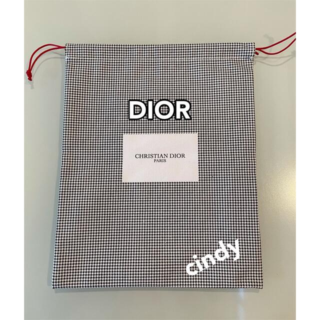 Christian Dior - 【伊勢丹限定】Dior ディオール 千鳥格子 巾着の通販 by cindy's shop｜クリスチャン