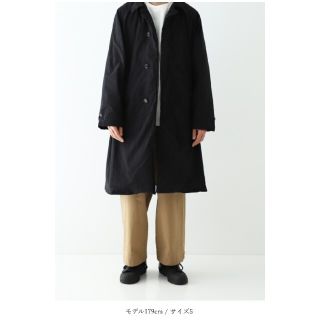 nest Robe - nestRobe CONFECT スーピマコットンステンカラーコートの