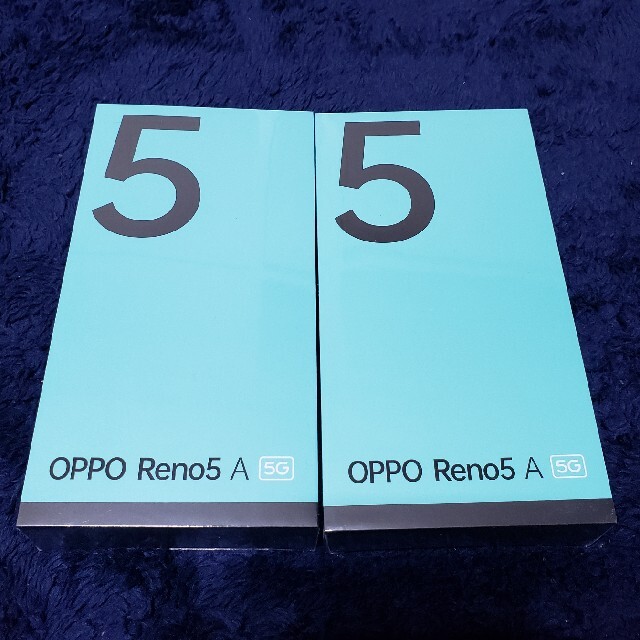 スマホ/家電/カメラOPPO  reno5a 新品未開封 2台セット★simフリーデュアルsim版