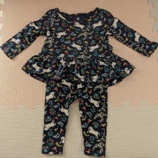 ベビーギャップ(babyGAP)の[専用]ペプラムトップス&レギンス / 裏起毛パンツ / 長袖トップス(シャツ/カットソー)