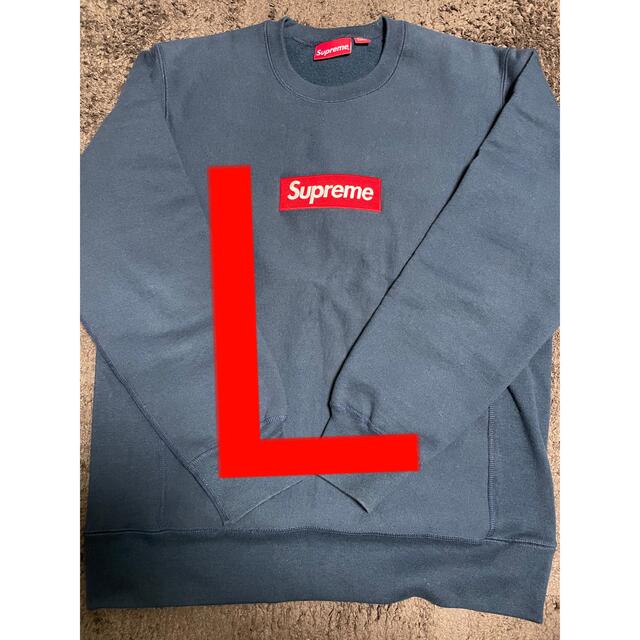 Supreme box logo crewneck  Lメンズ