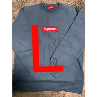 シュプリーム(Supreme)のSupreme box logo crewneck  L(スウェット)