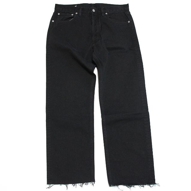 20SS マルジェラ カットオフ デニムパンツ ブラック 黒 S50LA0152 20SS マルジェラ カットオフ デニムパンツ ブラック 黒 S50LA0152
