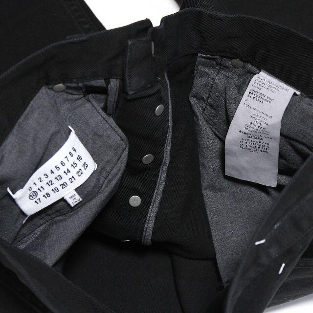 20SS マルジェラ カットオフ デニムパンツ ブラック 黒 S50LA0152