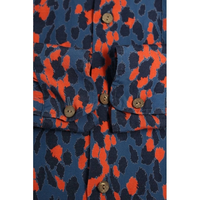 WACKO MARIA - ワコマリア HAWAIIAN SHIRT レオパードレーヨン長袖シャツ メンズ M