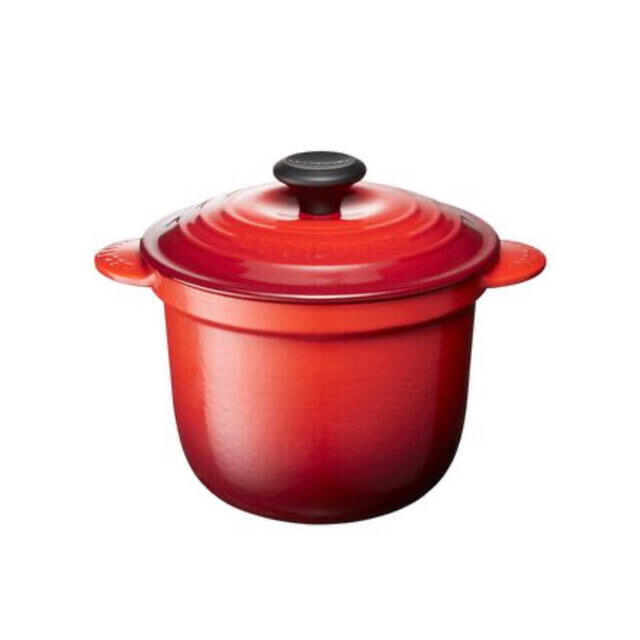 LE CREUSET(ルクルーゼ)のココット・エブリィ18 チェリーレッド インテリア/住まい/日用品の日用品/生活雑貨/旅行(日用品/生活雑貨)の商品写真