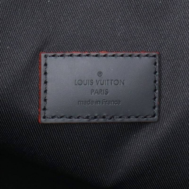 ルイヴィトン ヴァージルアブロー セーター ダミエ LV ロゴ パッチ