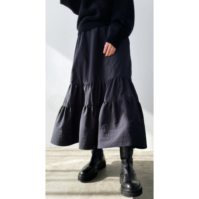 充実の品 IENA - お値下げ‼️新品 イエナ タイプライターティアードスカート ロングスカート 充実の品 IENA - お値下げ‼️新品 イエナ タイプライターティアードスカート ロングスカート