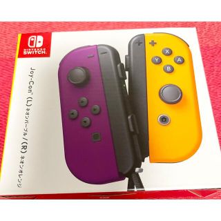 ニンテンドウ(任天堂)の未使用　JOY-CON (L)/(R)  ジョイコン　パープルオレンジ(家庭用ゲーム機本体)