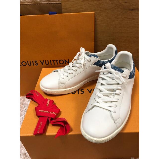 新作 LOUIS VUITTON スニーカー モノグラム スリッポン 25cm 美品