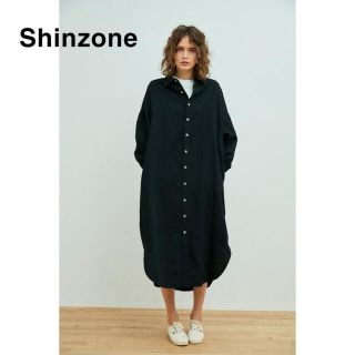 シンゾーン(Shinzone)のTHE SHINZONEシンゾーン　シャツワンピース(ロングワンピース/マキシワンピース)