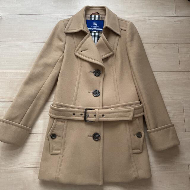 BURBERRY   美品 バーバリー ピーコート Pコート アンゴラの通販 by