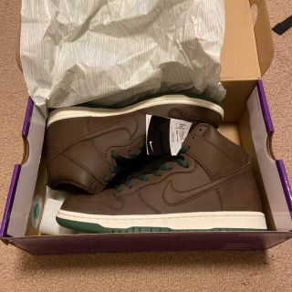 ナイキ(NIKE)のNIKE SB DUNK HIGH PRO BAROQUE BROWN(スニーカー)