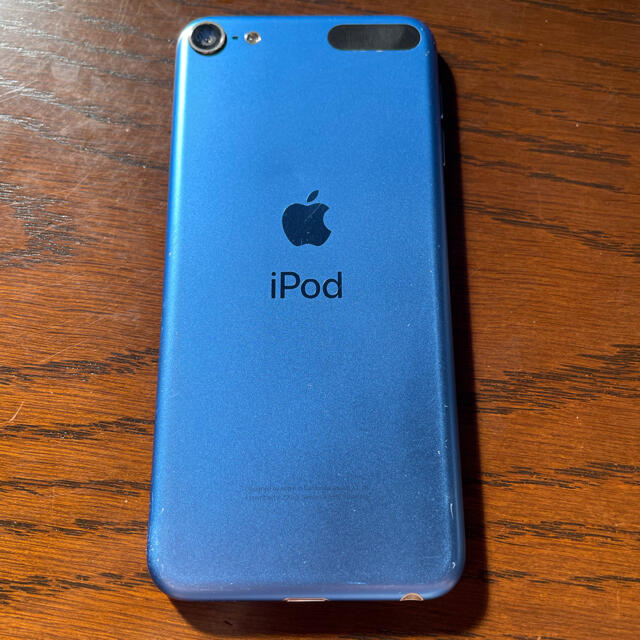 iPod touch(アイポッドタッチ)のiPod touch 第7世代 32gb 7世代 青 ブルー 中古 スマホ/家電/カメラのオーディオ機器(ポータブルプレーヤー)の商品写真