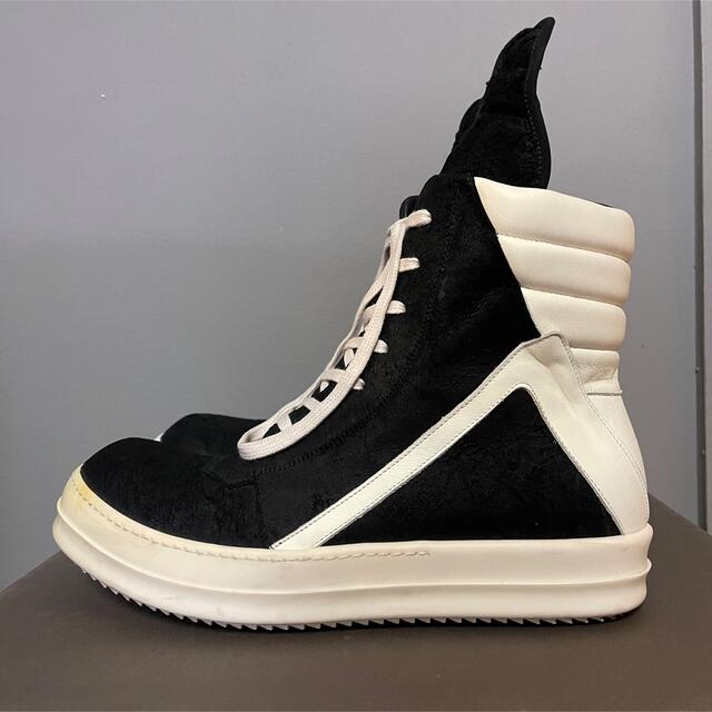 スニーカーrick owens ジオバスケット スニーカー 42