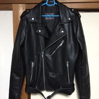 ザラ(ZARA)のZARA MAN ザラ マン フェイク レザー ライダース ジャケット (ライダースジャケット)