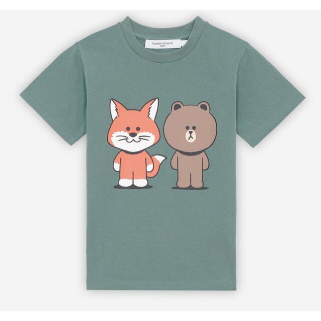 MAISON KITSUNE'(メゾンキツネ)のメゾンキツネ kids Tシャツ キッズ/ベビー/マタニティのキッズ服男の子用(90cm~)(Tシャツ/カットソー)の商品写真