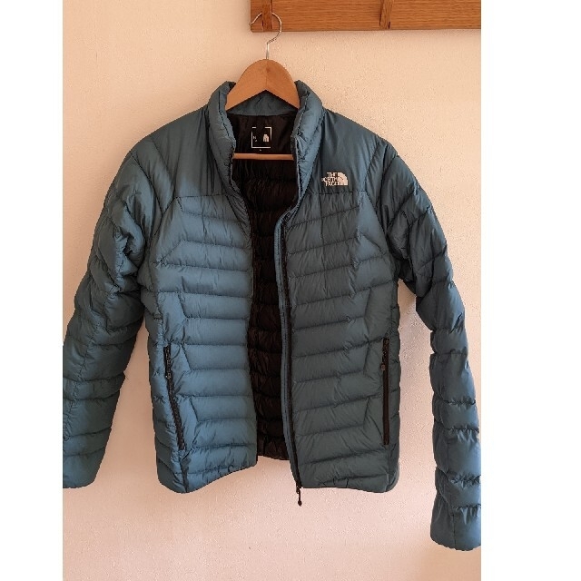 ノースフェイスNORTH FACE　ダウン　メンズM ブルー　美品