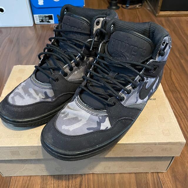 nike sky force 88 mid stussyナイキステューシーコラボ