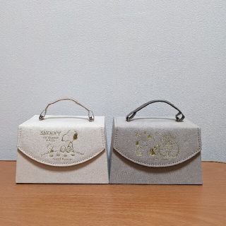 スヌーピー(SNOOPY)の値下げ スヌーピー メイクボックス ２個セット(キャラクターグッズ)