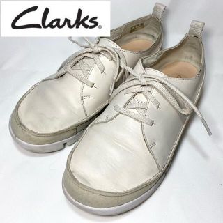 クラークス(Clarks)のClarks クラークス　カジュアルレザーシューズ　24cm(スニーカー)