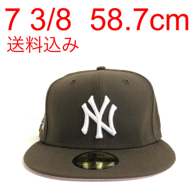 NEW ERA(ニューエラー)のNew Era ツバ裏ピンク 3/8 Cap ニューエラ ヤンキース キャップ メンズの帽子(キャップ)の商品写真