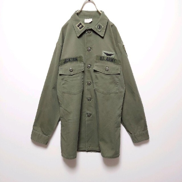 ART VINTAGE(アートヴィンテージ)の【Military】実物 US ARMY 70年代 ミリタリー シャツ 古着 メンズのトップス(シャツ)の商品写真